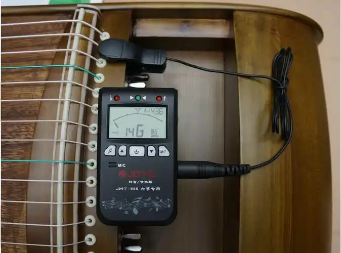 古筝调音器joyo jmt 555怎么用古筝调音器joyo jmt 555的使用方法如图