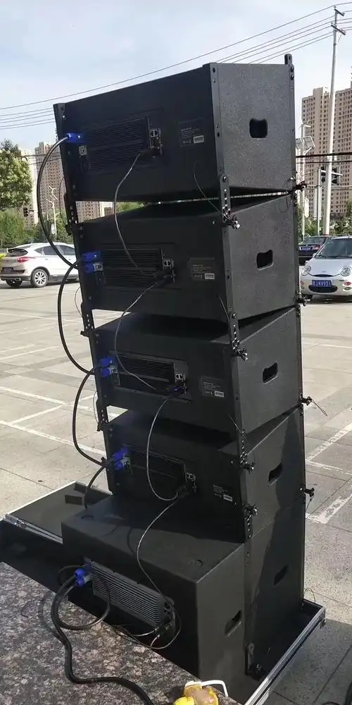 单12寸有源线阵音响一拖一带功放板舞台有源音箱户外流动演出线阵