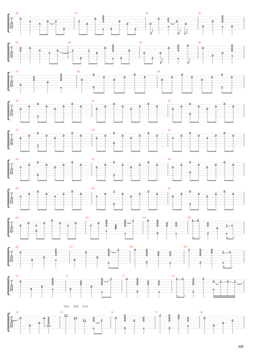 call of silence吉他谱