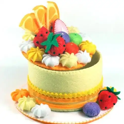 不织布手工布艺diy材料包 迷你小蛋糕系列