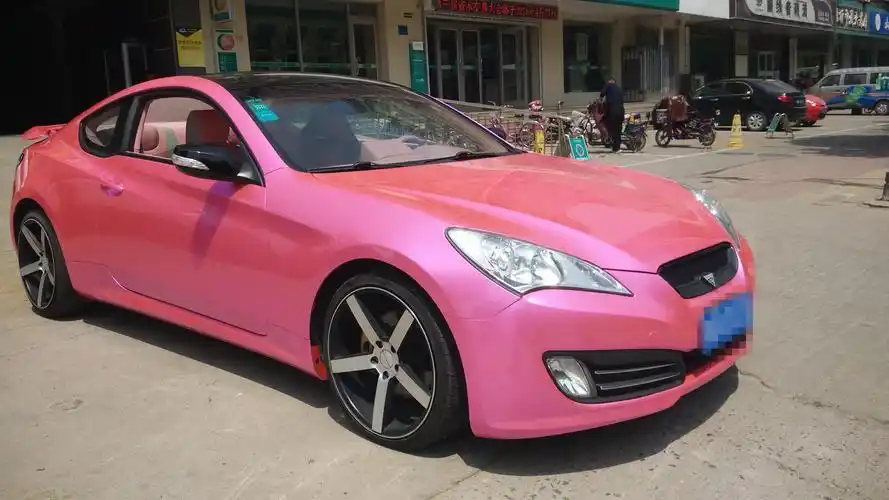 粉色内饰及外观 - 现代,劳恩斯coupe-- --改联改装网-汽车改装互动