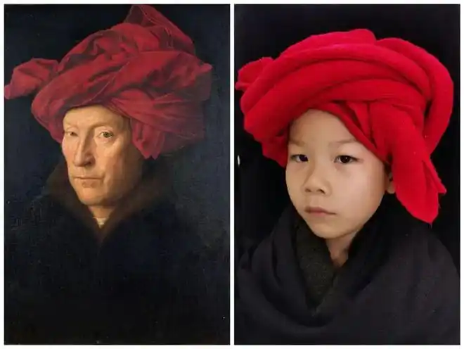 这场脑洞大开的"名画模仿秀",超酷!_网易订阅