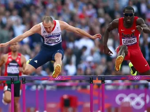 描述: 大卫·格林美国kerron克莱门特跨栏-2012伦敦奥运会 当前壁纸
