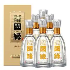 今世缘42度淡雅国缘500ml6瓶纯粮浓香型白酒整箱装商务宴请送礼