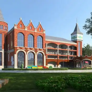 欧式古典学校外观3d模型下载