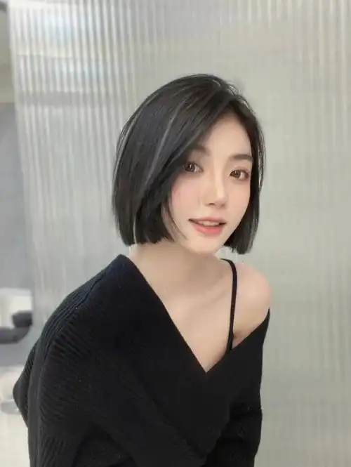 超赞一刀切适合秋冬的"短发发型"谁剪谁好看超级百搭的初恋头发型2022