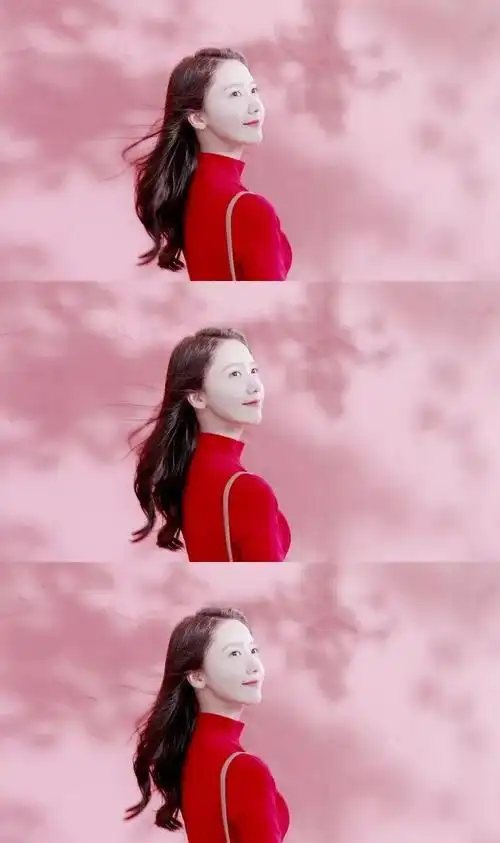 林允儿 红色礼服 红色连衣裙都很美哦