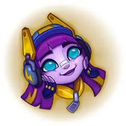 英雄联盟小怪兽训练师璐璐原画炫彩边框图标表情背景故事