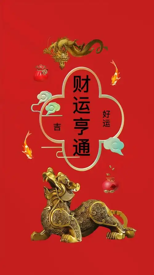财运亨通,好运连连,事事如意,事业顺利,福星高照,日进斗金, - 抖音