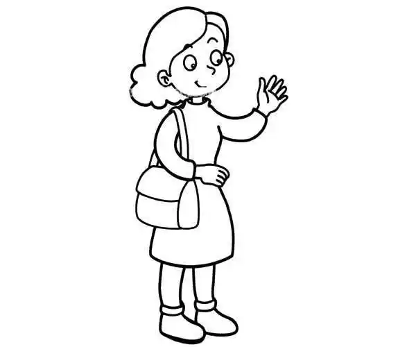 妈妈的简笔画 妈妈的简笔画简单漂亮