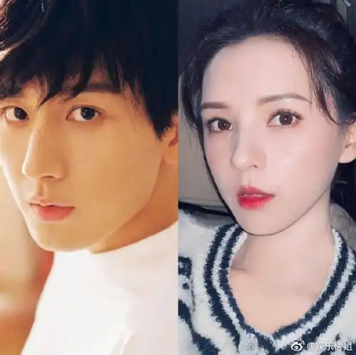 成毅张予曦与君歌发布会饭拍图