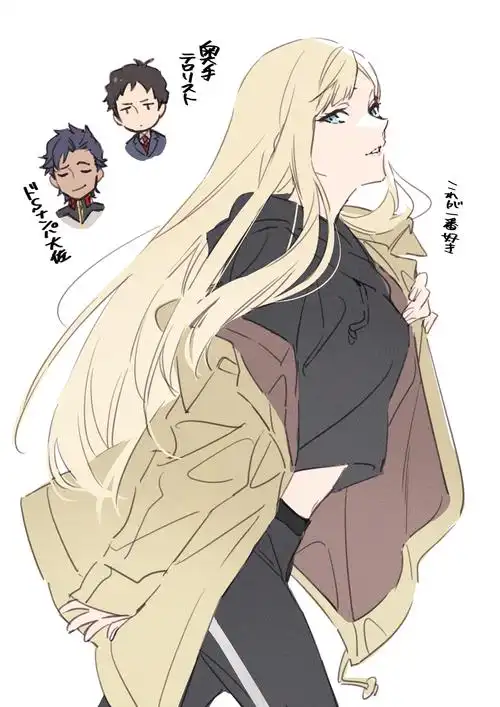 金发碧眼机动战士高达闪光的哈萨维琪琪同人图