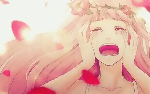 给我几个漫画少女流泪的图片