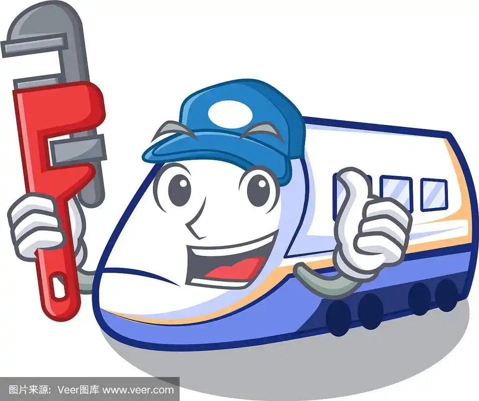 卡通中的水管工微型新干线列车