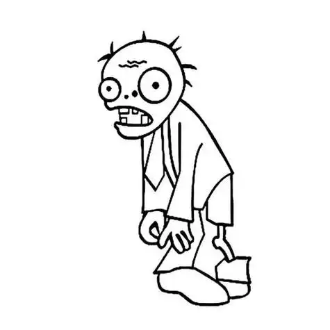 僵尸死神六个恐怖简笔画画法素描自学网植物大战僵尸的简笔画图片大全