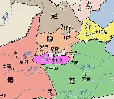 战国时期的韩国面积有多大 韩国为什么比不上其他六国