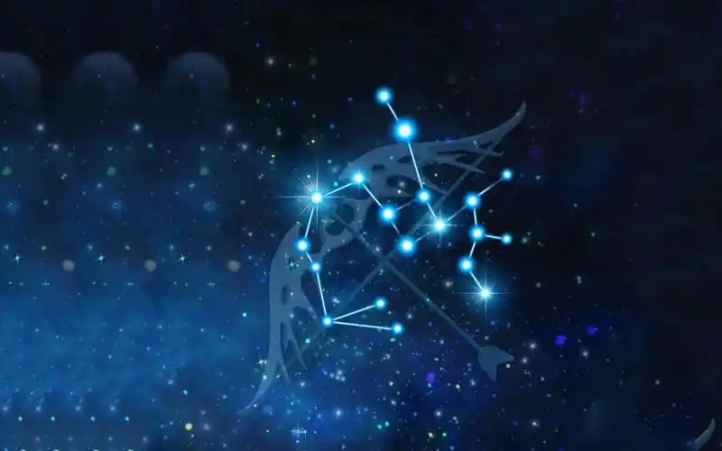 射手座梦幻星空插画,高清壁纸图片,生肖星座-回车桌面