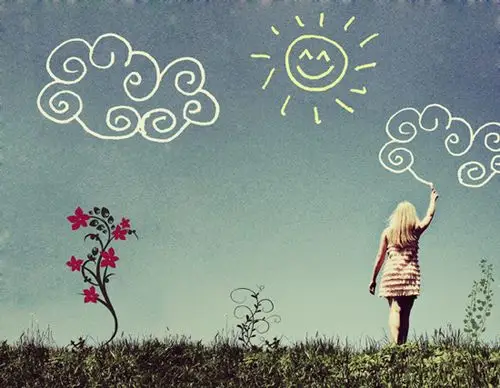 lomo唯美蓝色意境图片