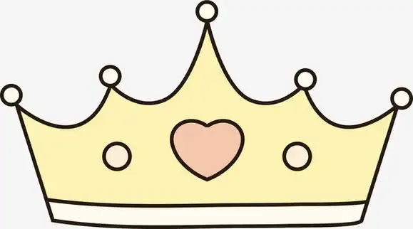 皇冠迷你风格矢量卡通