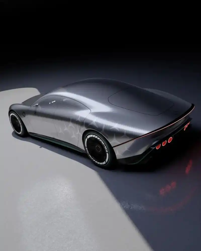 梅赛德斯amg纯电四门跑车visionamg概念车全球首发