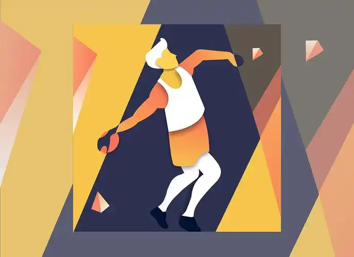 运动小插画设计