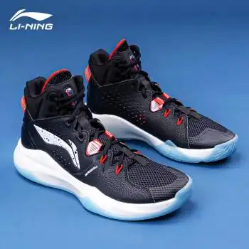 李宁篮球鞋男鞋夏季战隼cj音速低帮战靴韦德之道全城闪击减震回弹耐磨