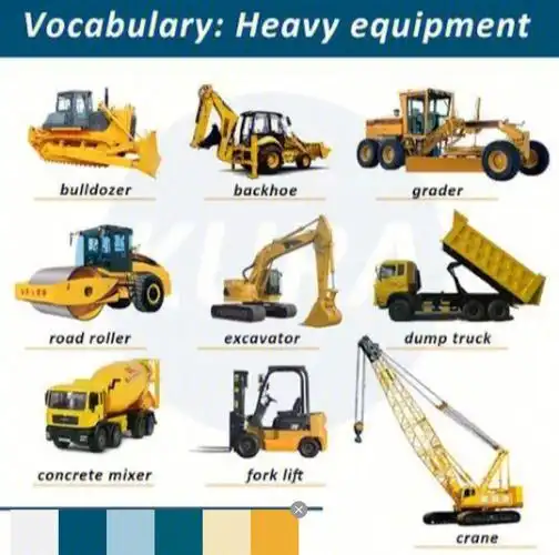 工程车各种交通工具英语名称