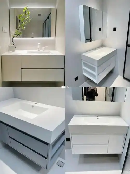 定制浴室柜客户安装效果图
