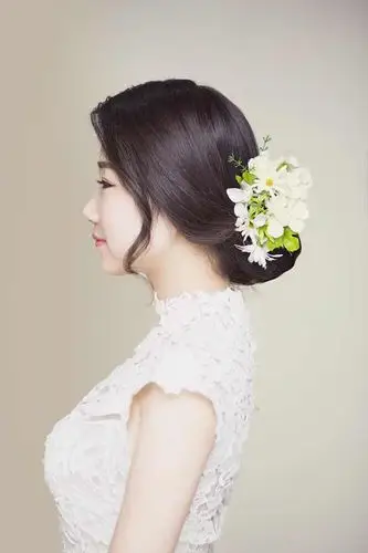 韩式发型拍摄