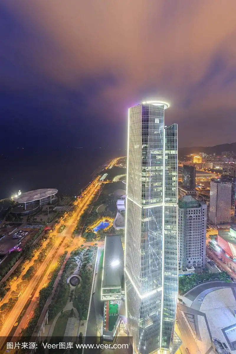 厦门世茂海峡大厦双子塔景