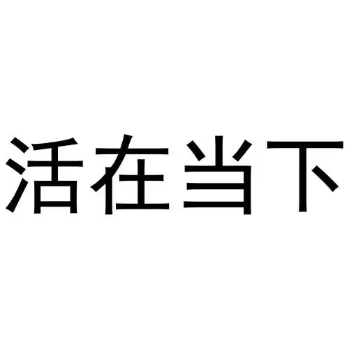 活在当下 商标公告