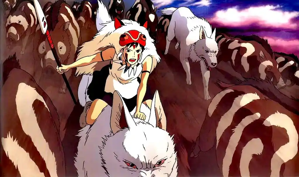 宫崎骏电影《幽灵公主》剧照欣赏