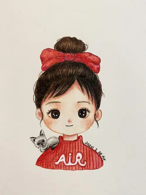 近期的手绘人物头像