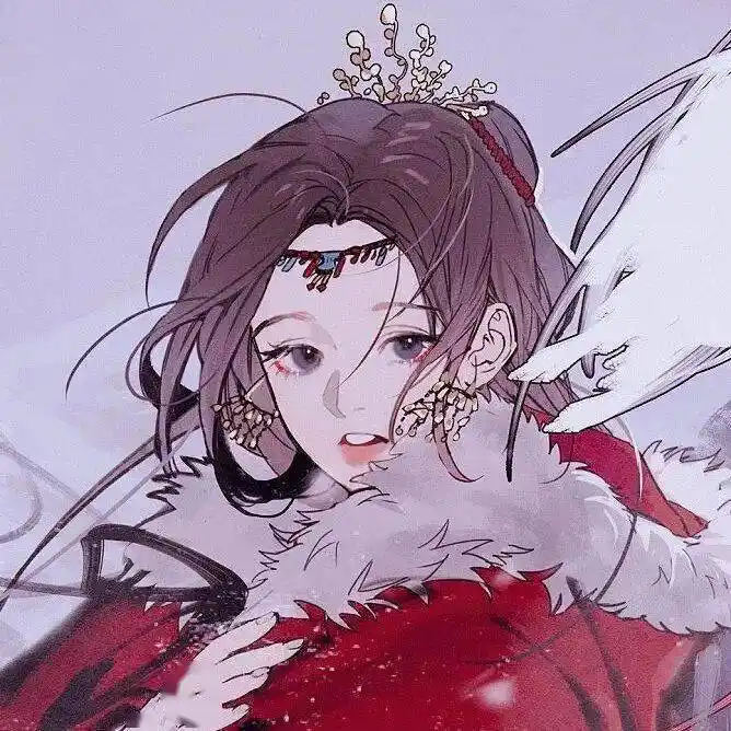 一眼爱上的男女生古风动漫头像~_桃花_高清_白衣