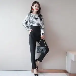 韩版显瘦休闲收腰连体裤女2021春秋季新款女装洋气显瘦时尚连体衣