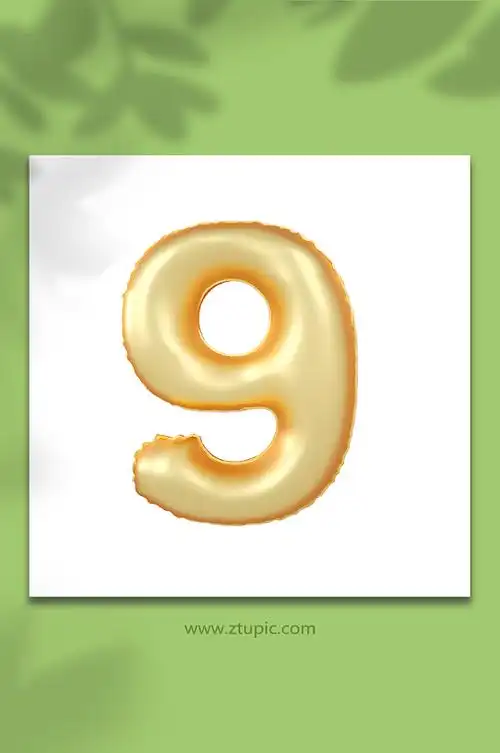 c4d字体设计png免抠元素立体字模型9