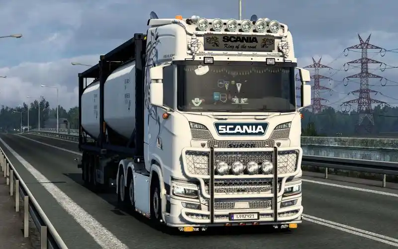 【欧卡2】"最好的社区"活动 驾驶斯堪尼亚s730 运输氢氧化钠(外部任务