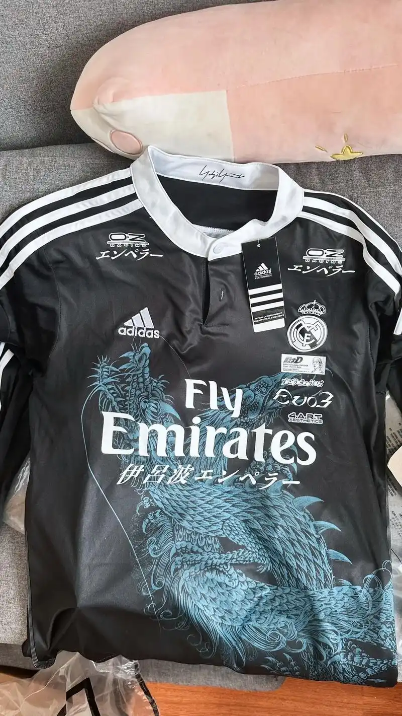 自己diy的黑龙球衣～我不是皇马球迷,只是单纯喜欢这个山本耀 - 抖音