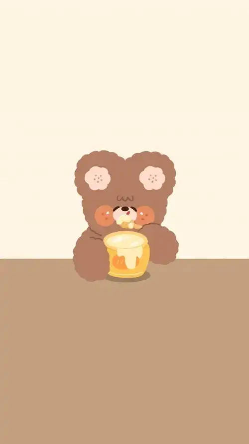 可爱卡通小熊创意背景图,图片大全,高清,图库-回车桌面