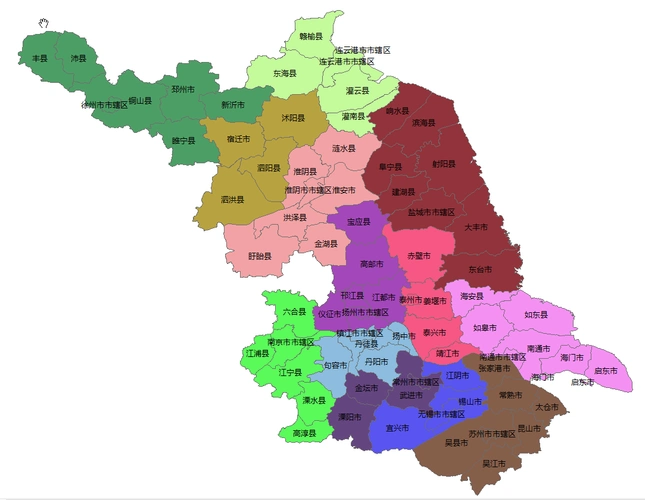 江苏省县级政区