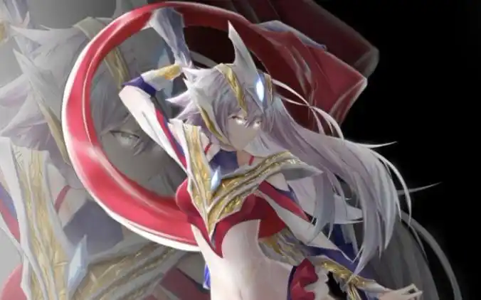 特利迦娘化 绘画过程奥特娘化拟人计划