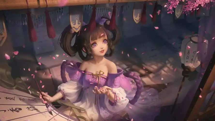 丁香结-小乔 王者荣耀图片,4k高清游戏图片,娟娟壁纸