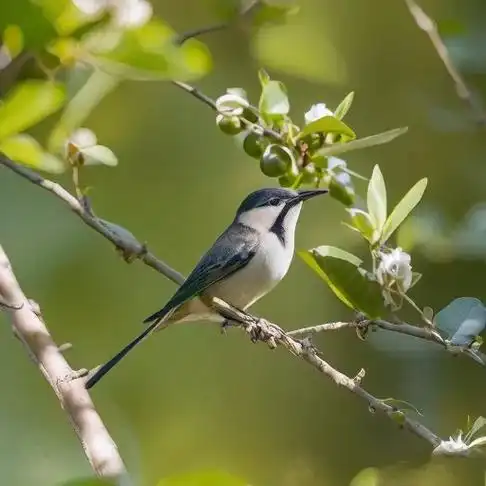 在树林里,许多的小鸟在自由自在欢乐地飞翔着,高兴起来,便唱出 - 抖音