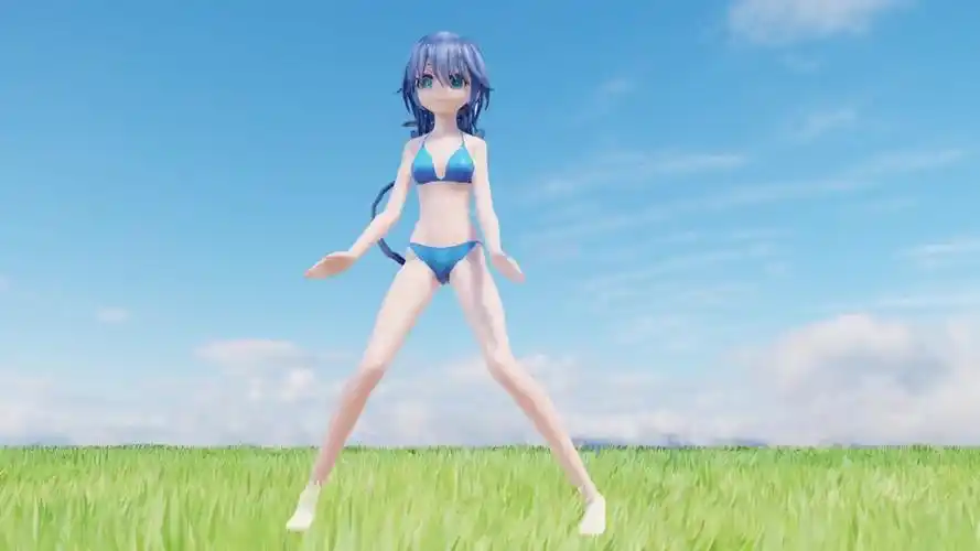 【洛天依舞蹈】极乐净土【泳装mod】