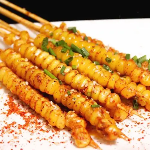 夺命品包半成小串烧烤福祥小吃油炸新鲜2包玉米