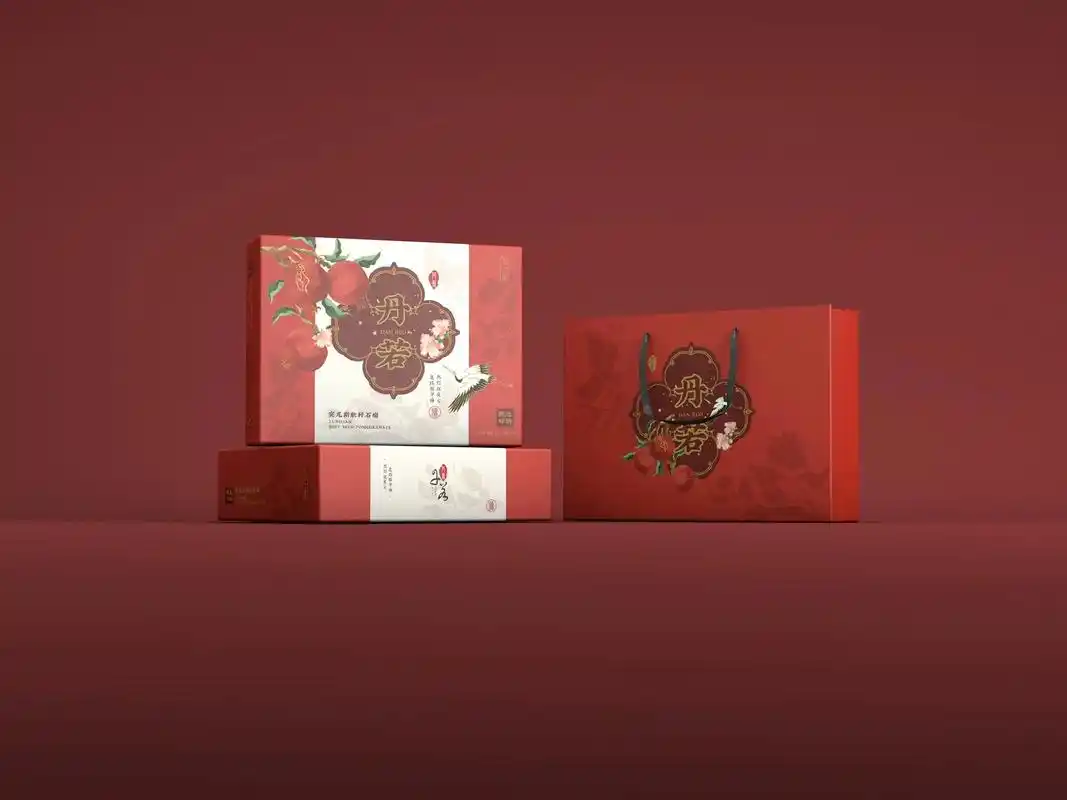 原创手绘石榴包装设计 - 抖音