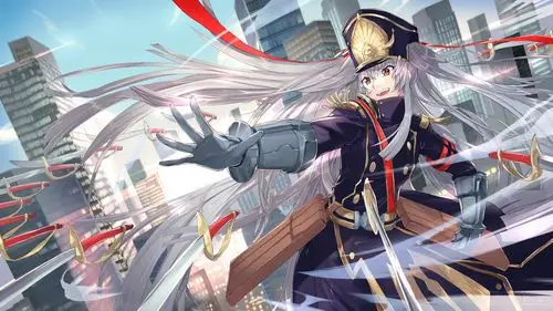 壁纸主题 桌面壁纸 动漫 > re creators军服姬阿尔泰尔高清电脑壁纸