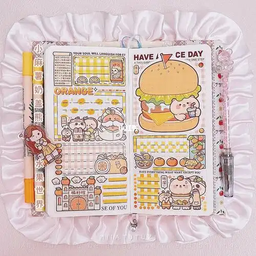 weeks07小麻薯奶盖熊手帐排版水果世界﹏