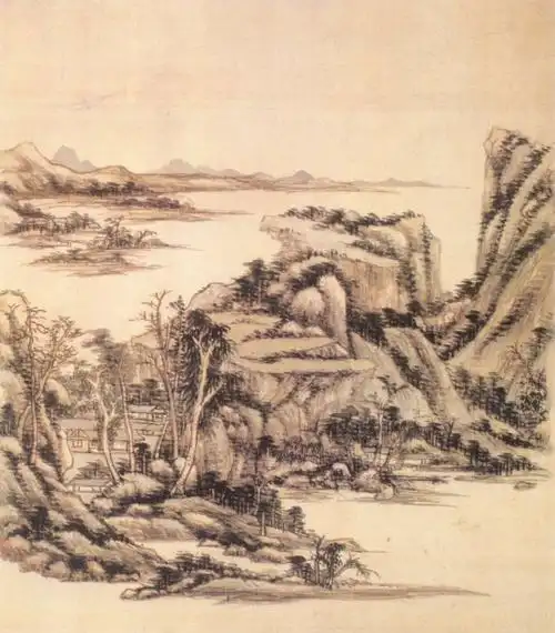 清代画家王鉴山水画作品