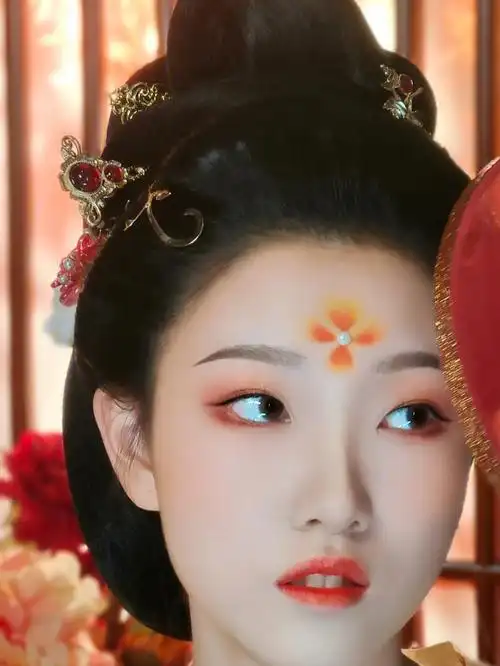 187古装汉服唐风妆发造型手机花絮